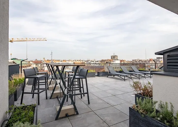 Lejlighed Rooftop Access - French Balcony -